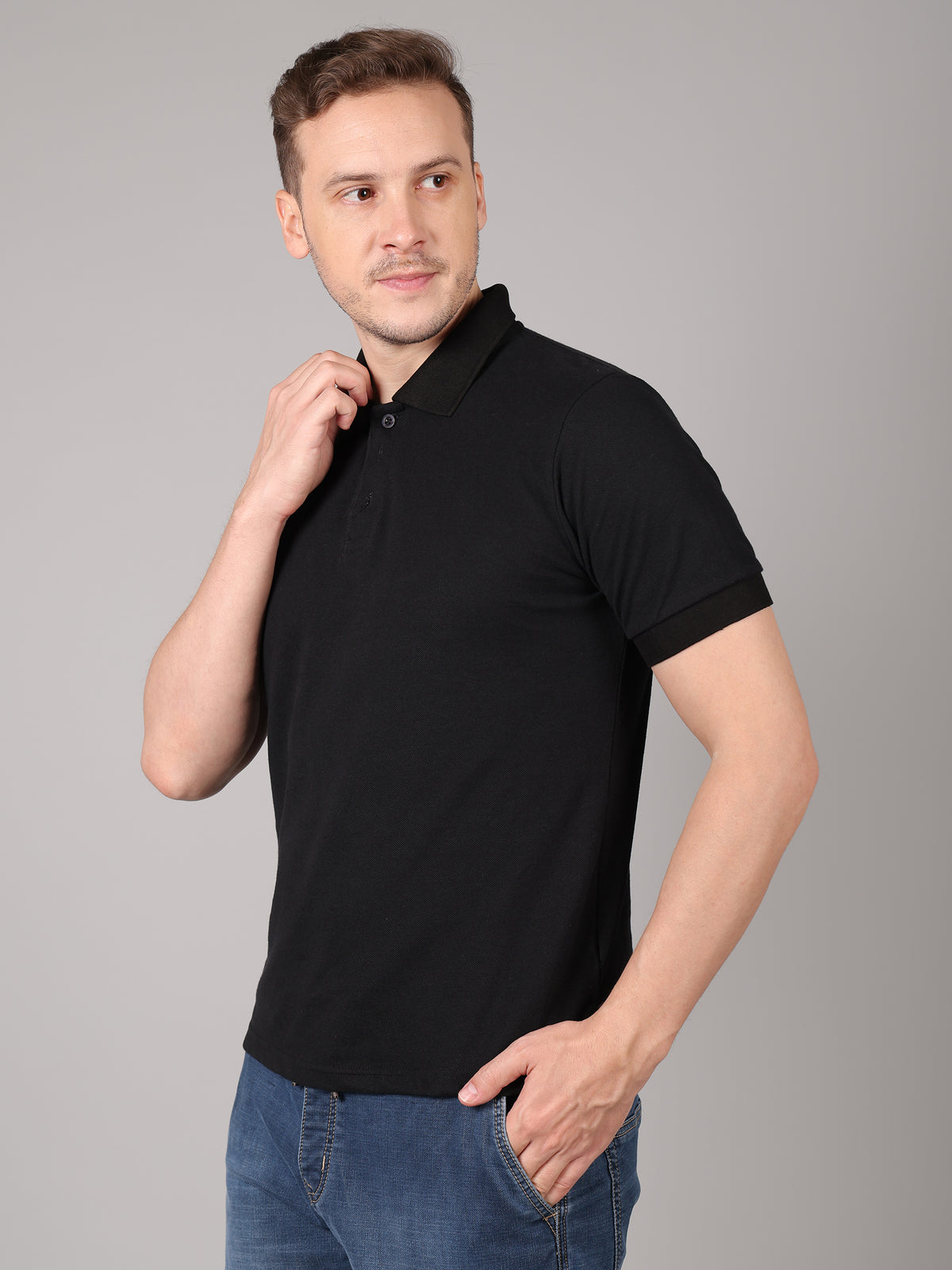 Black Polo Tshirt