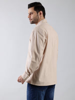 Urban Trendy Solid Cotton Shirt