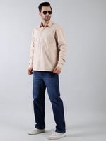 Urban Trendy Solid Cotton Shirt