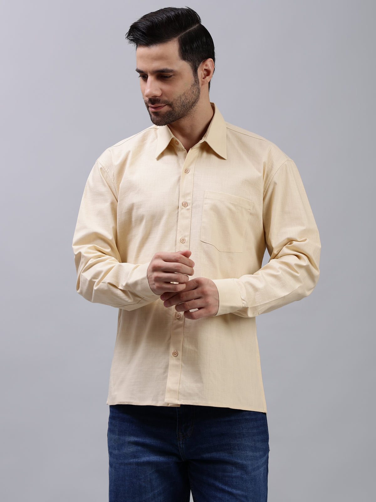 Modern Fit Solid Shirt