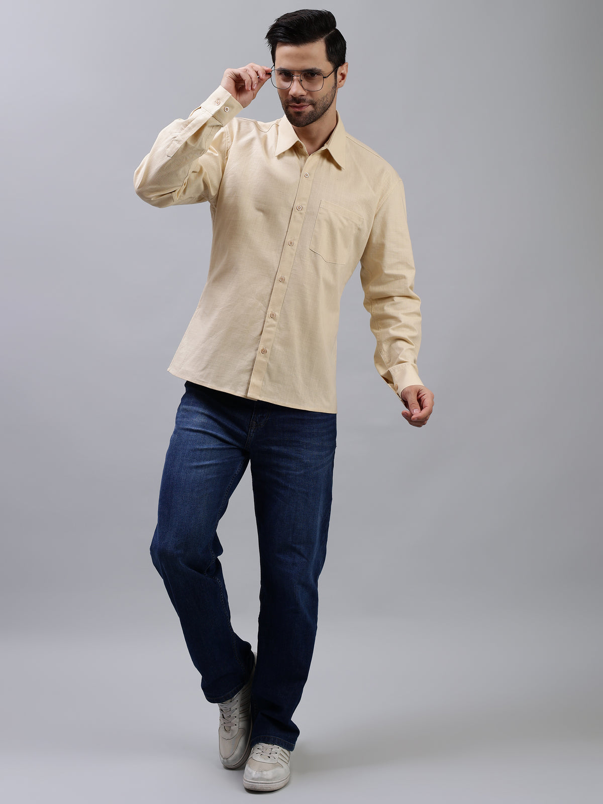 Modern Fit Solid Shirt