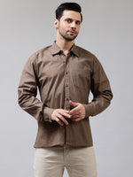 Solid Color Linen Blend Shirt