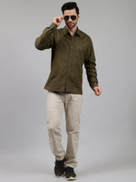 Solid Color Linen Blend Shirt