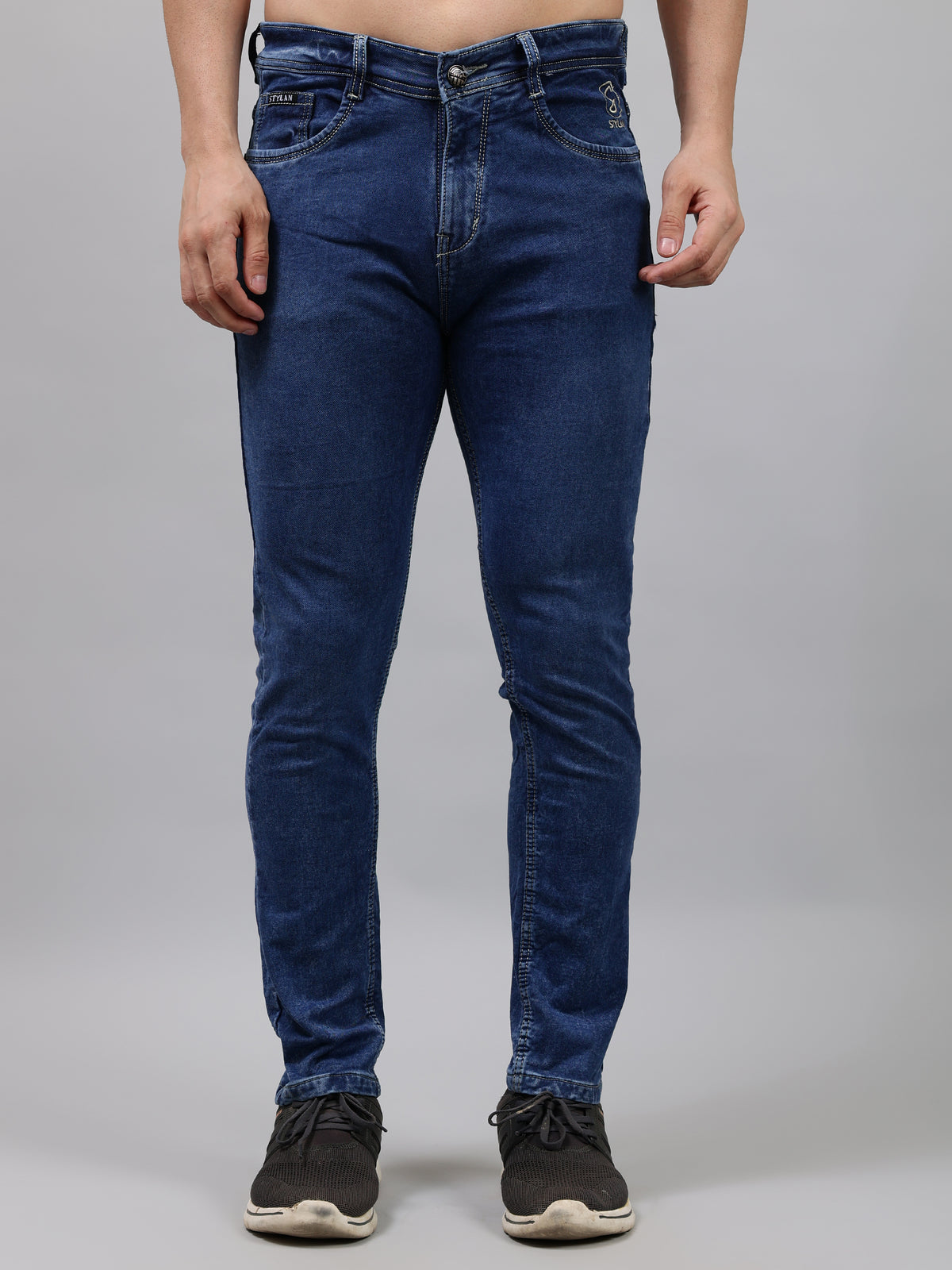 Men's Mid Rise Slim Fit Stretchable Jeans