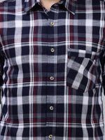 Slim Fit Checkered Casual Shirt