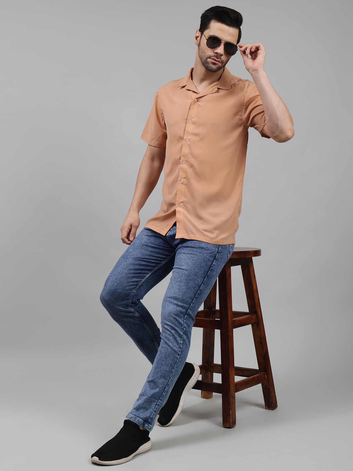 Casual Solid Color Shirt