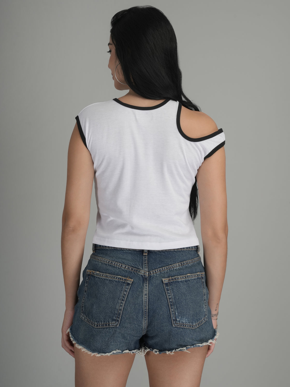 Boho Charm Solid Crop Top