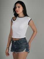 Boho Charm Solid Crop Top