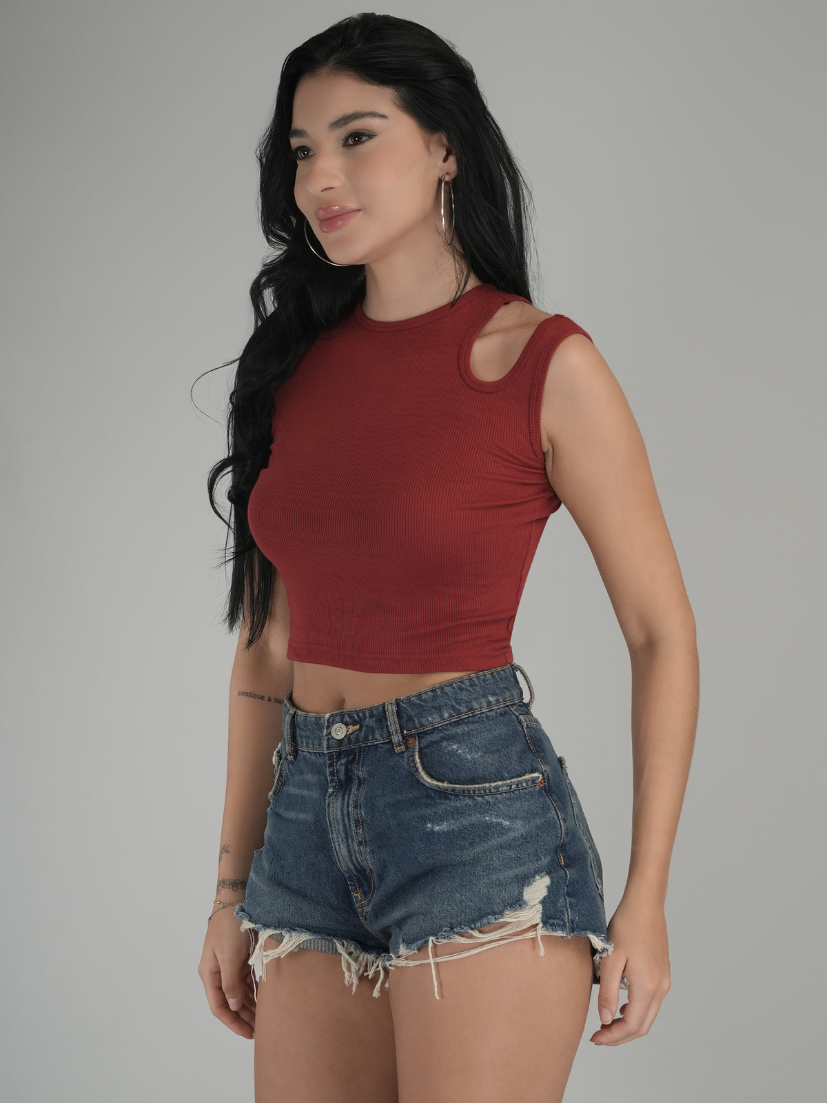 Urban Edge Solid Crop Top