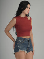Urban Edge Solid Crop Top