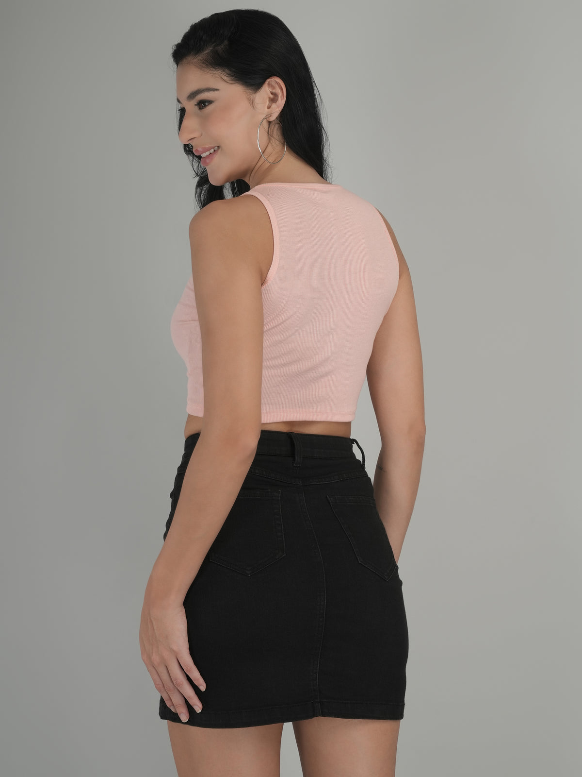 Pastel Dream Solid Crop Top