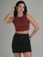 Soft Touch Solid Crop Top