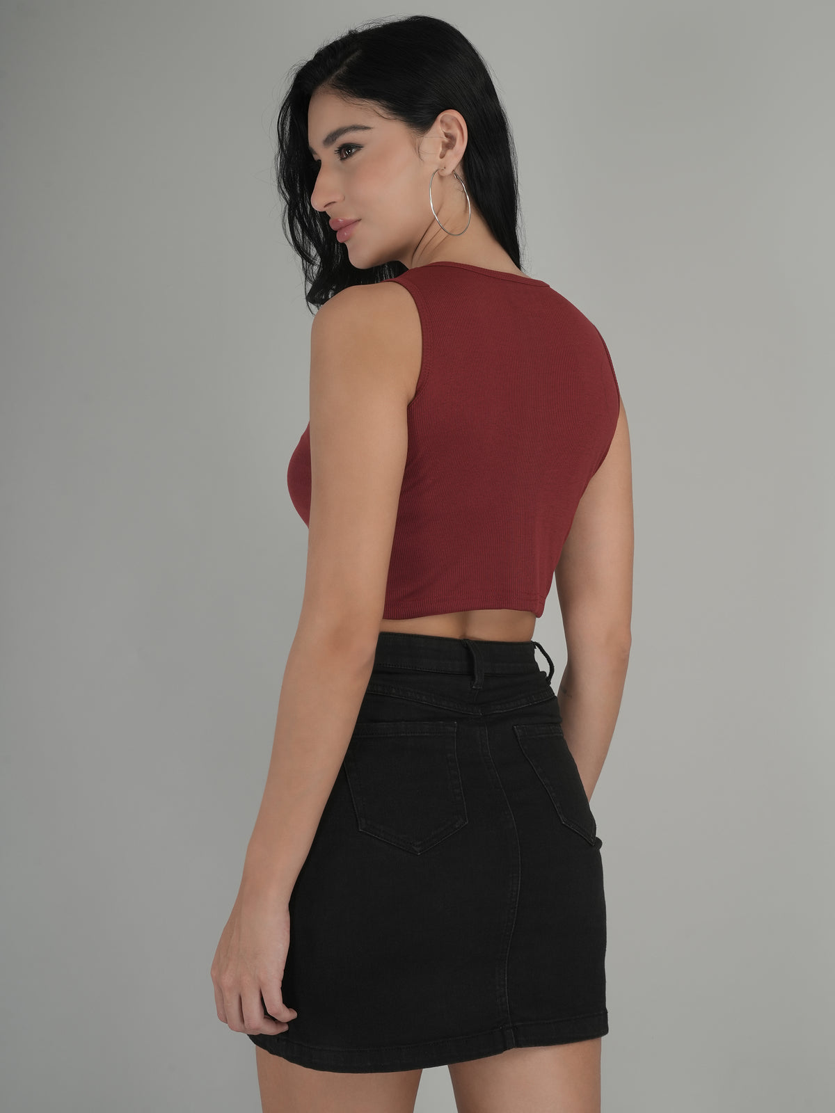 Soft Touch Solid Crop Top