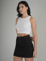Monochrome Magic Solid Crop Top