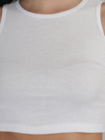 Monochrome Magic Solid Crop Top