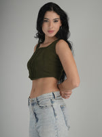 Summer Splash Solid Crop Top