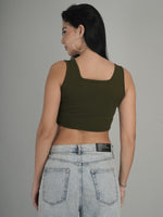 Summer Splash Solid Crop Top