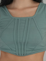 Classic Fit Solid Crop Top