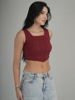 Vibrant Pulse Solid Crop Top