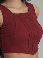 Vibrant Pulse Solid Crop Top