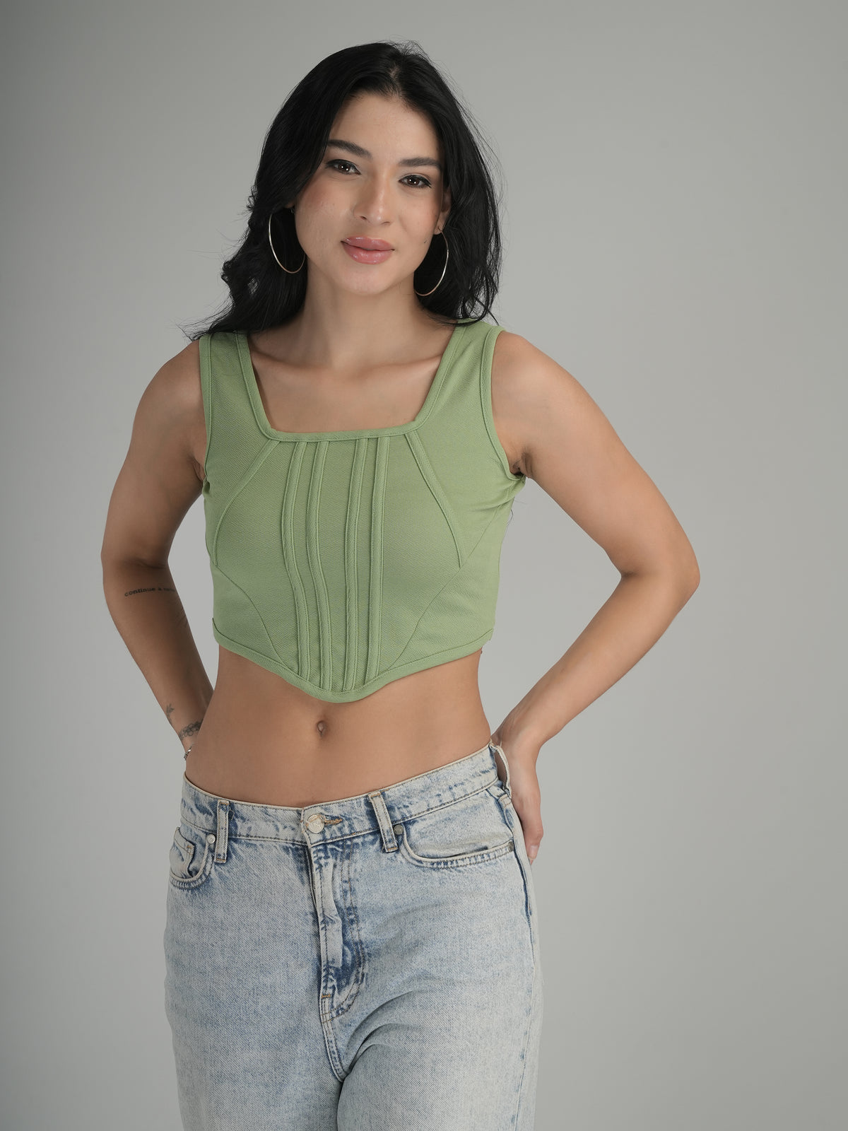 Fresh Appeal Solid Crop Top