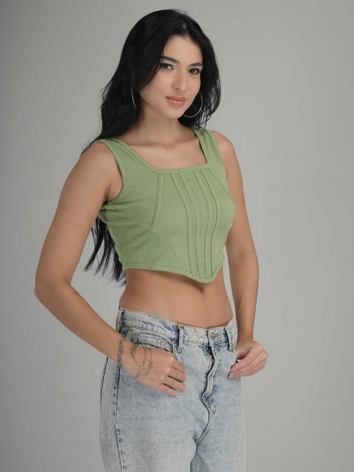 Fresh Appeal Solid Crop Top
