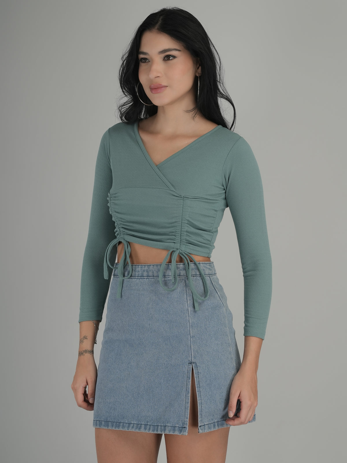 Soft Elegance Solid Crop Top