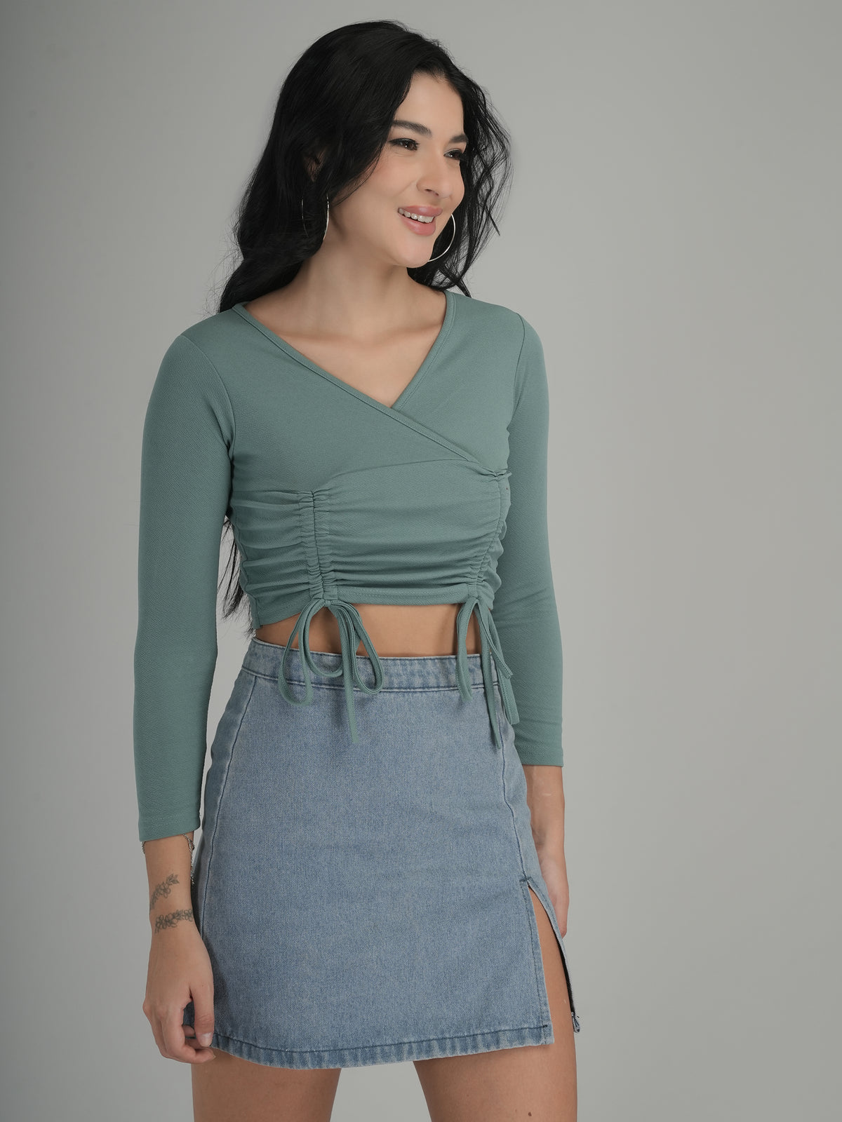 Soft Elegance Solid Crop Top