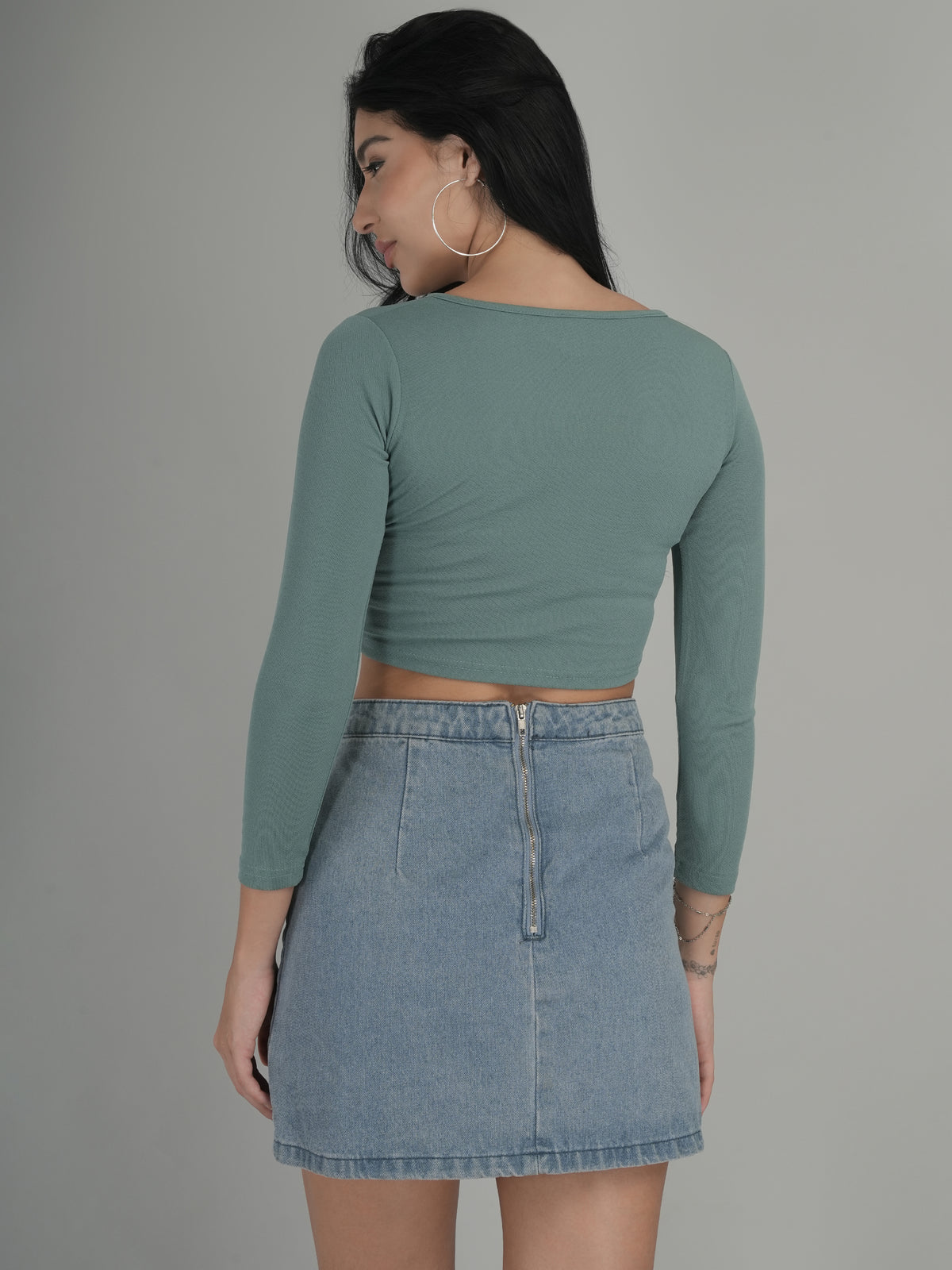 Soft Elegance Solid Crop Top