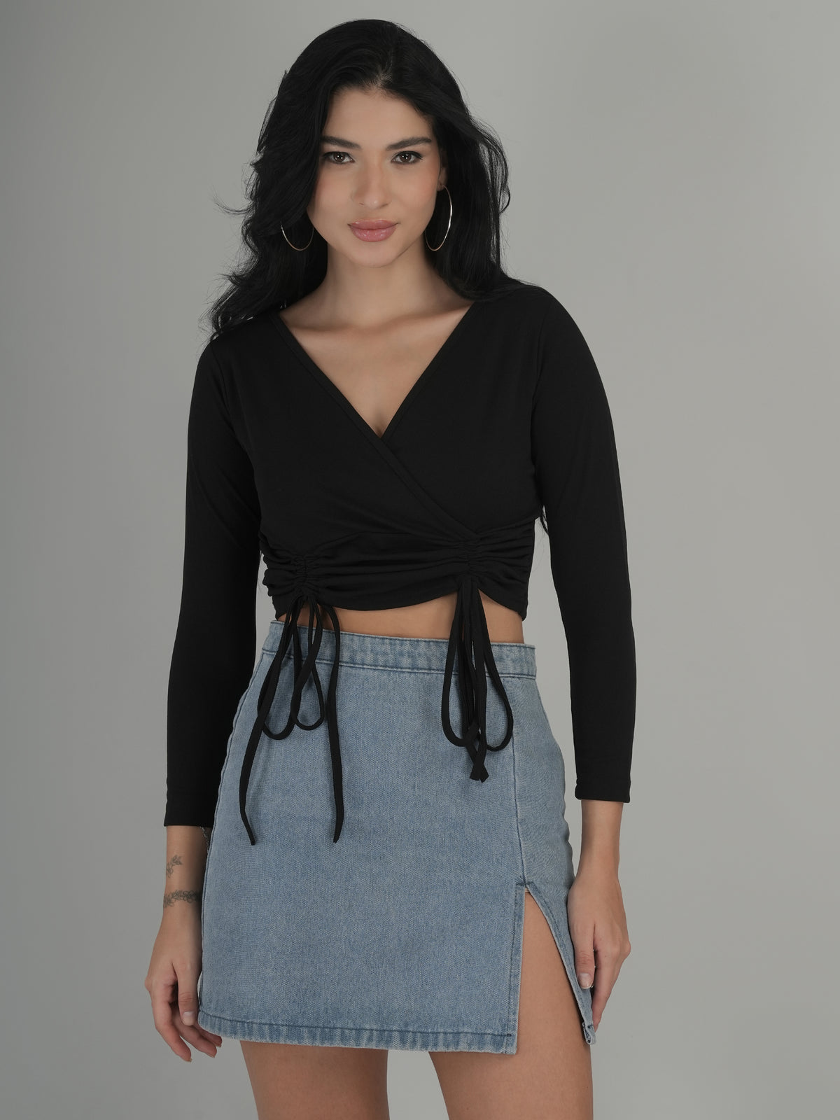 Urban Play Solid Crop Top