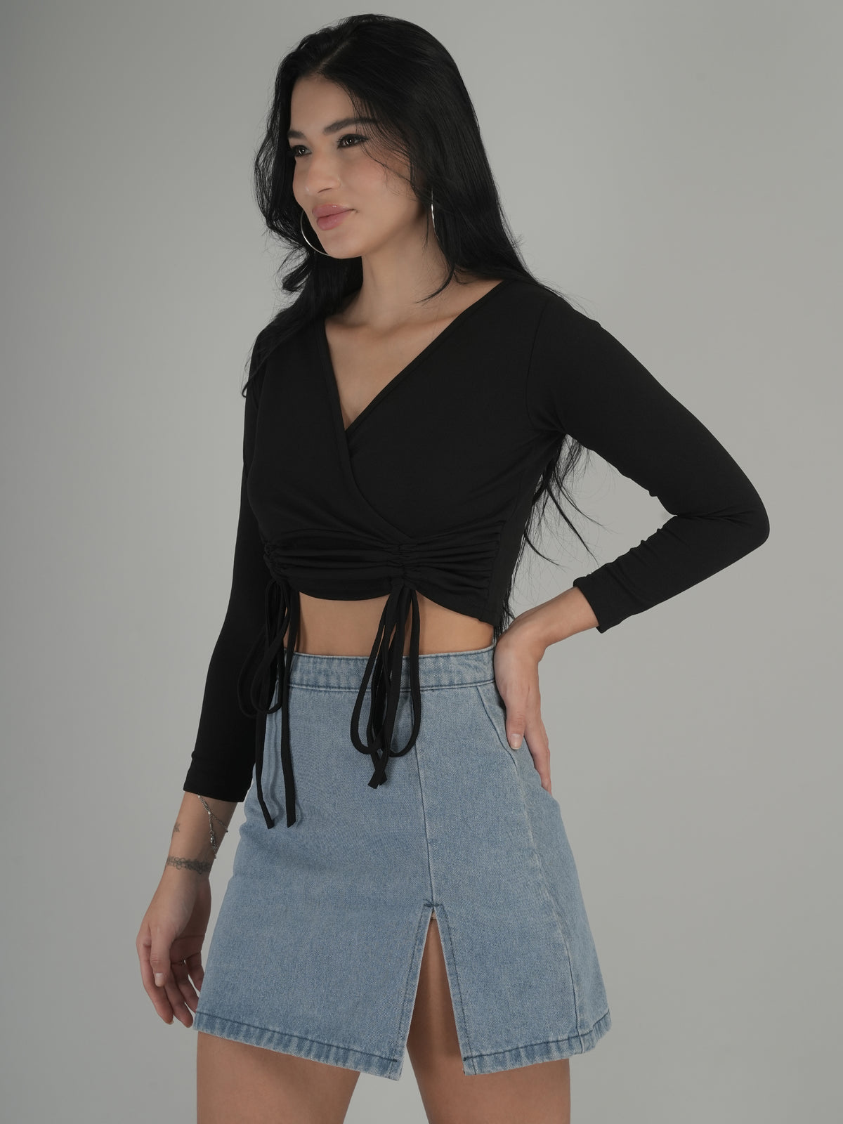 Urban Play Solid Crop Top