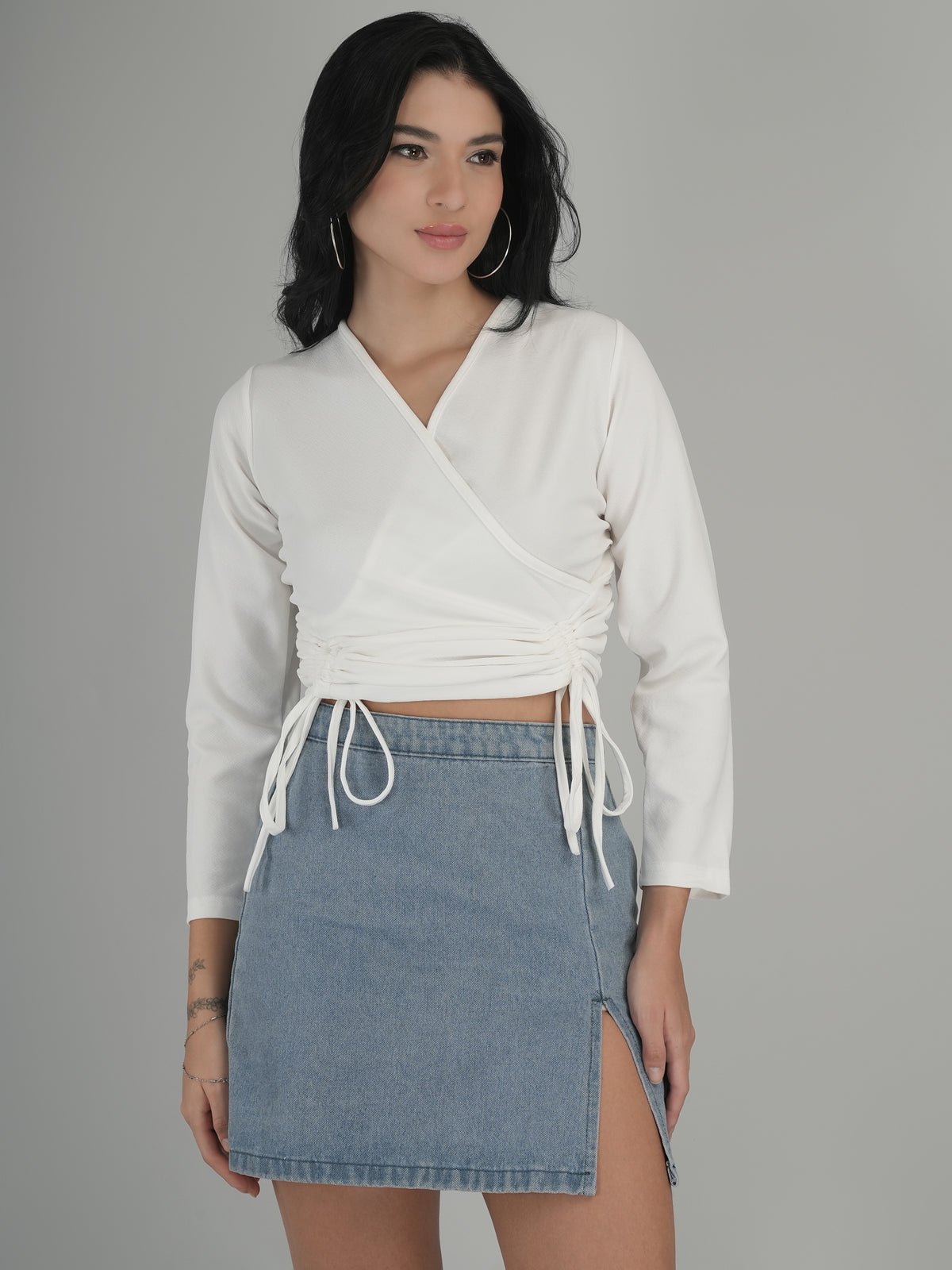 Timeless Charm Solid Crop Top