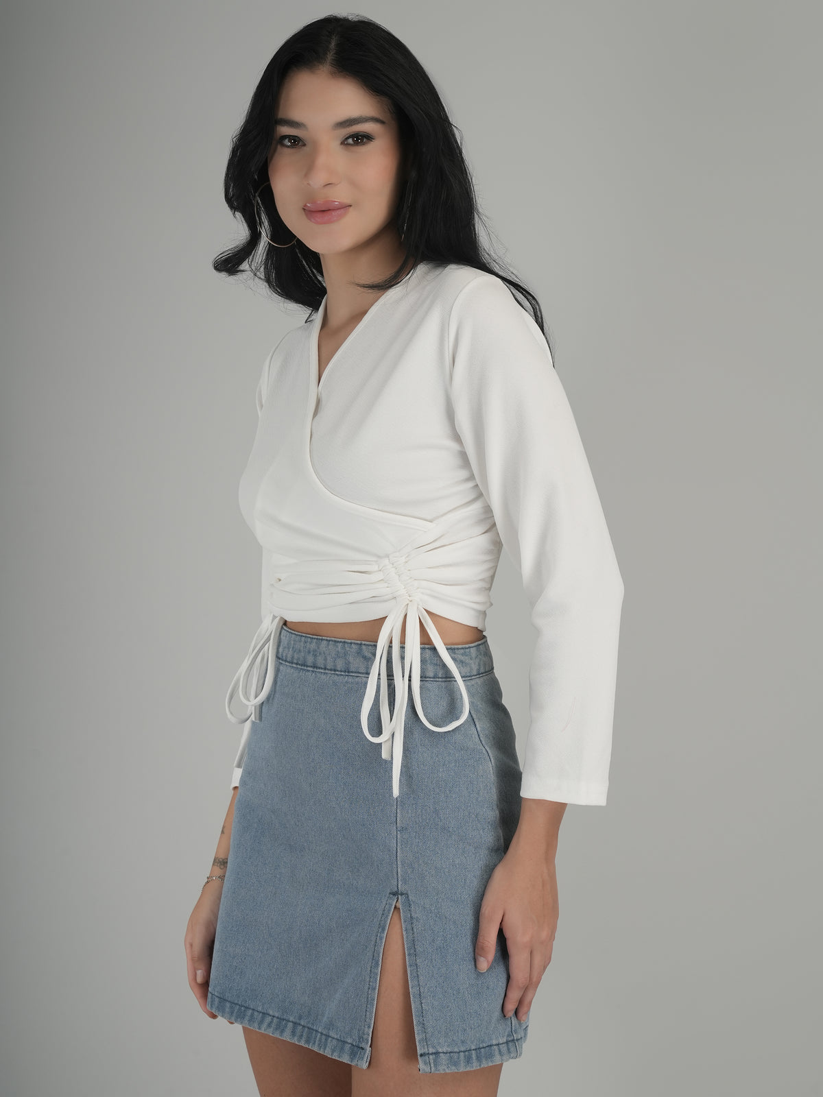 Timeless Charm Solid Crop Top