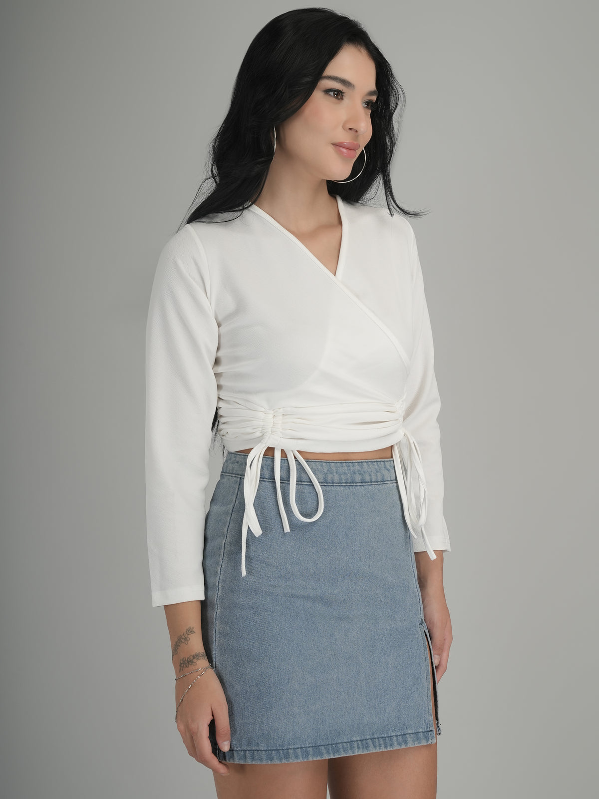 Timeless Charm Solid Crop Top