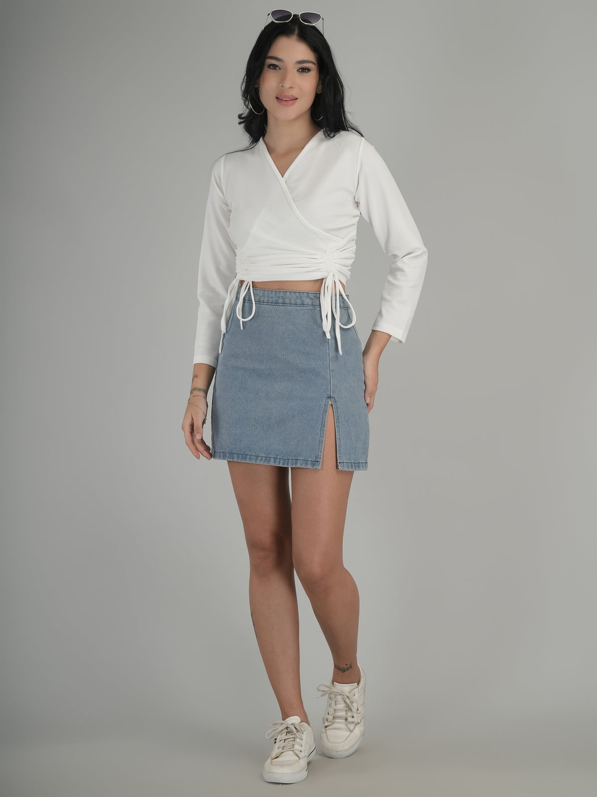 Timeless Charm Solid Crop Top