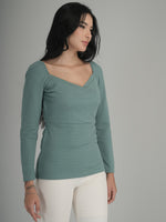 Elegant Hue Solid Crop Top