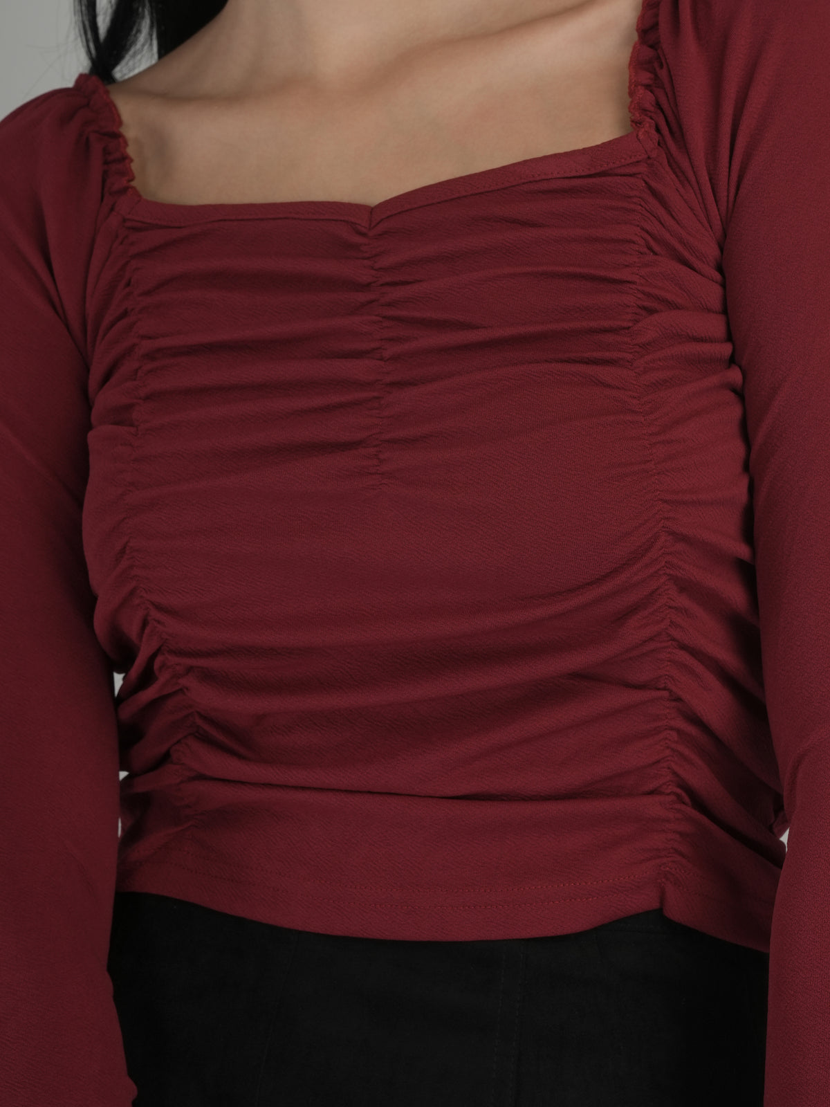 Soft Layers Solid Crop Top