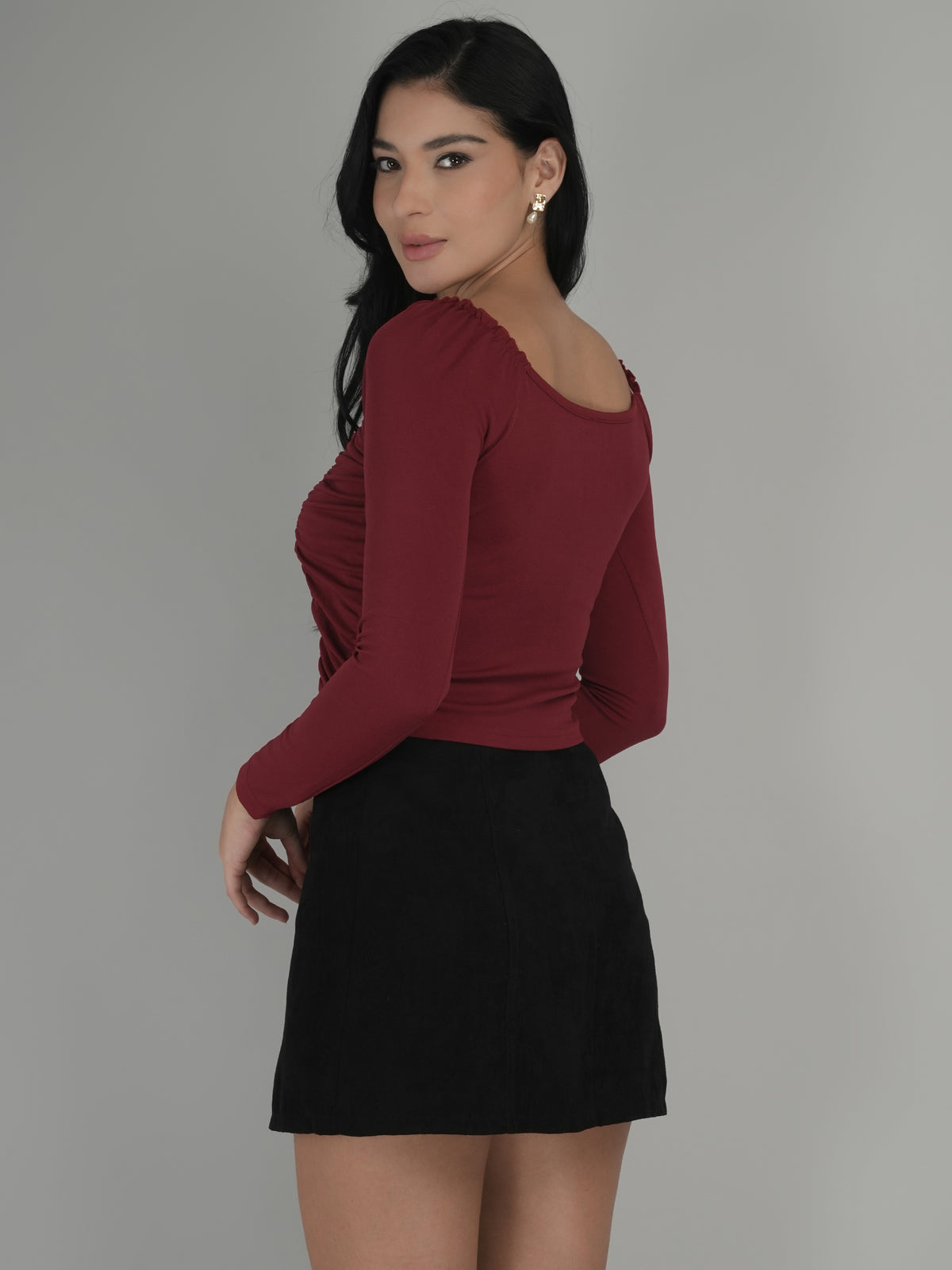 Soft Layers Solid Crop Top