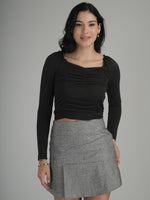 Weekend Vibe Solid Crop Top