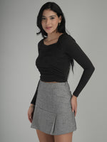 Weekend Vibe Solid Crop Top