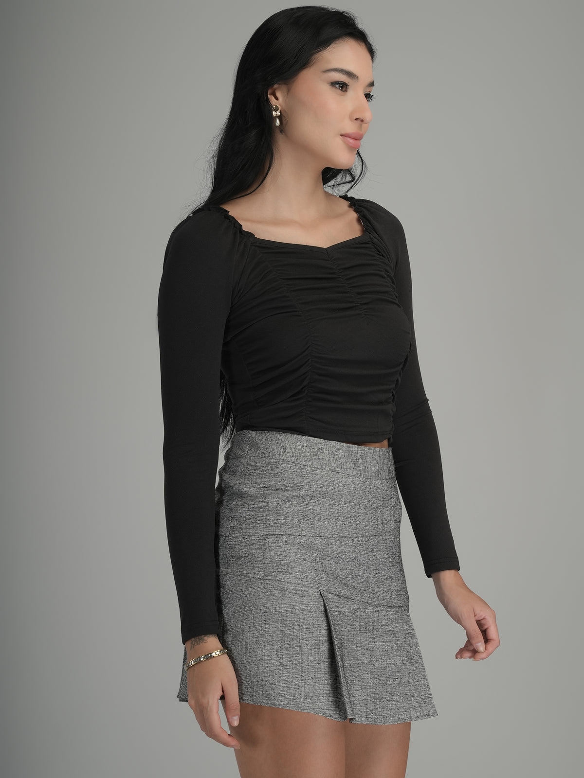 Weekend Vibe Solid Crop Top