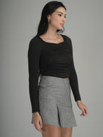 Weekend Vibe Solid Crop Top