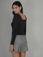 Weekend Vibe Solid Crop Top