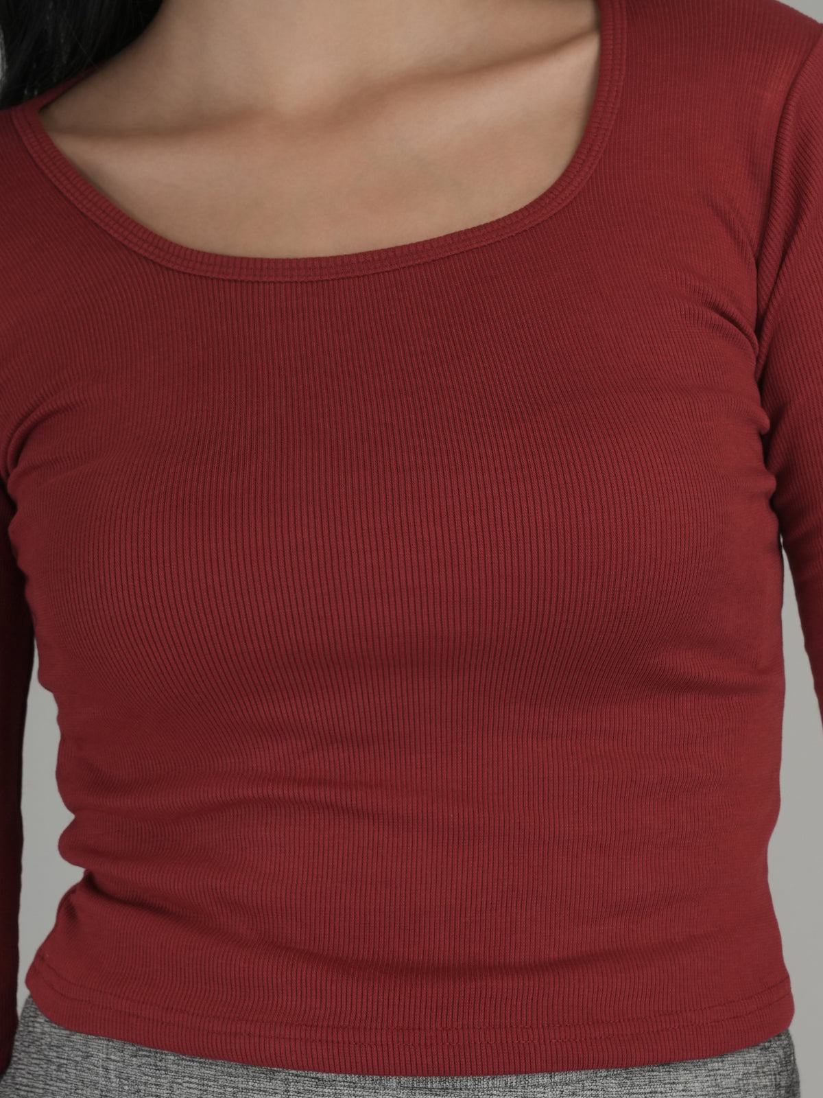 Urban Minimal Solid Crop Top