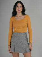 Bright Spirit Solid Crop Top