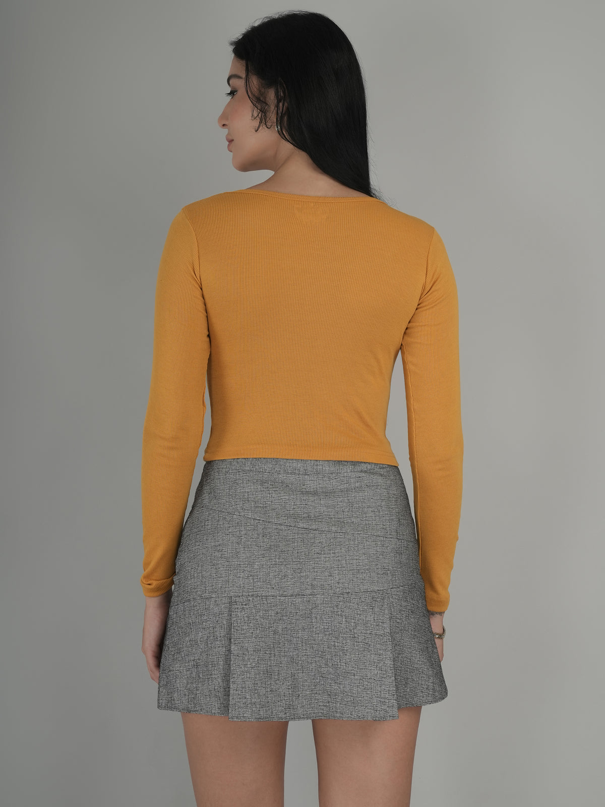 Bright Spirit Solid Crop Top