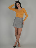 Bright Spirit Solid Crop Top