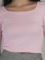 Relaxed Fit Solid Crop Top