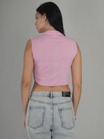Vibrant Aura Solid Crop Top