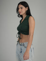 Relaxed Charm Solid Crop Top